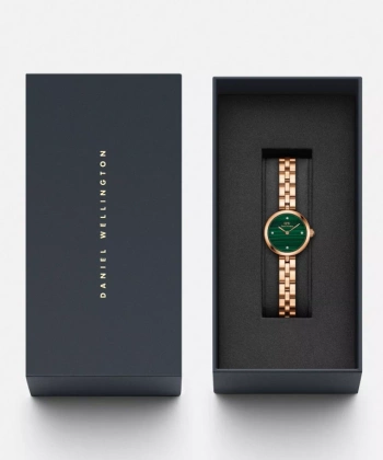 ZEGAREK DAMSKI DANIEL WELLINGTON Elan Lumine Malachite Rose Gold 22mm DW00100721 + BOX (zw522c)