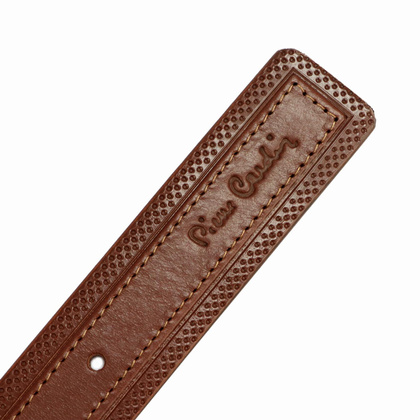 Pasek skórzany męski Pierre Cardin GF 9017 Czarny