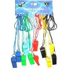 Gwizdek Plastikowy Komplet 12 szt.