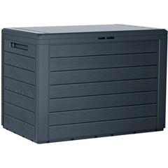 Skrzynia ogrodowa 190 L antracyt woodebox