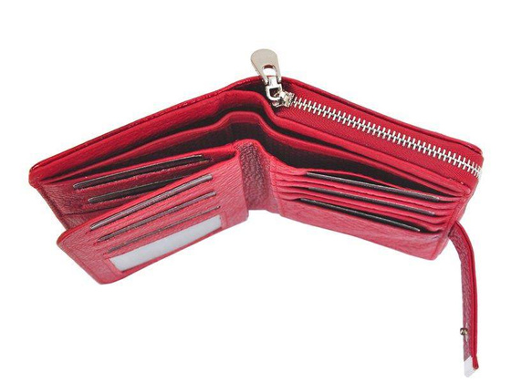 Portfel skórzany PELLUCCI 5280-2 Czerwony