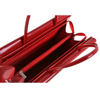 Teczka damska skórzana KEMER B 394/DW Czerwona