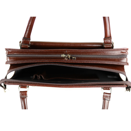 505 Teczka damska laptop exclusive - jasny brąz KEMER