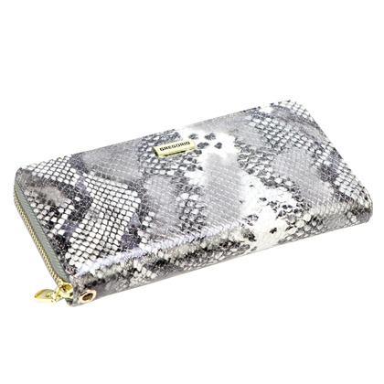 Portfel damski skórzany PELLUCCI SNR-119 popiel