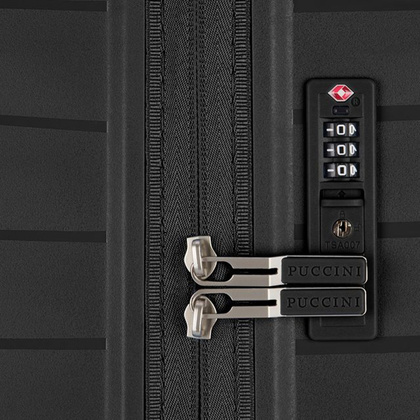 Duża walizka PUCCINI MAURITIUS PP025A 1 Czarna