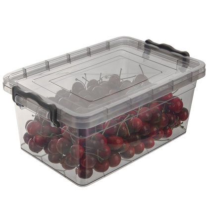 Pojemnik kuchenny do przechowywania żywności z pokrywką klipsami 5 l