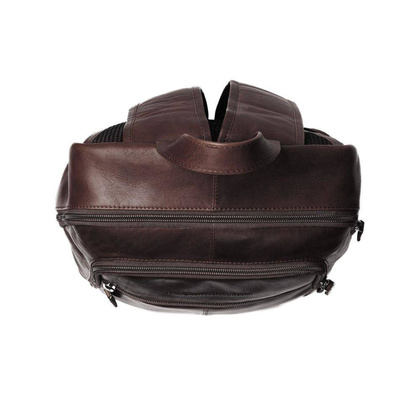 Plecak z miejscem na smartfon oraz laptop 14" Brązowy - min. zamówienie 20 / 50 / 100 szt.