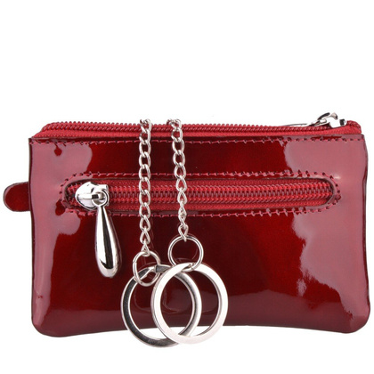 Etui na klucze skórzane KEMER KL194 Bordo lakier - min. zamówienie 20 / 50 / 100 szt.