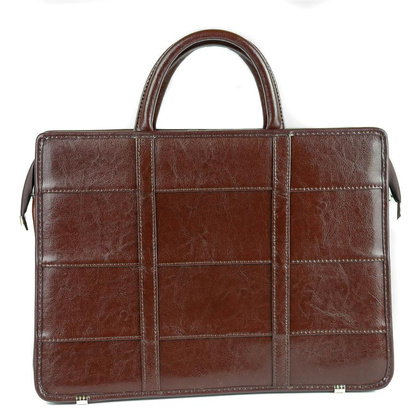 520 Torba damska 2-komorowa pasy - jasny brąz KEMER