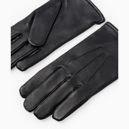 Rękawiczki męskie skórzane PUCCINI M103(9) L 1 Czarne