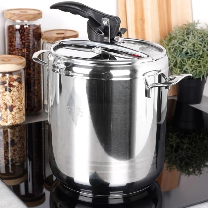 Szybkowar garnek stalowy ciśnieniowy zestaw garnków 9 l PROFI