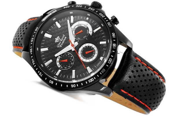 Zegarek Męski G.Rossi STALOWY PREMIUM S523A-1A3