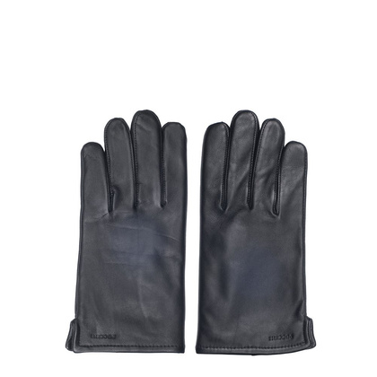 Rękawiczki męskie skórzane PUCCINI M M 103 8.5 Czarne