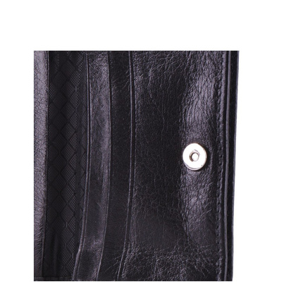 Etui na wizytówki skórzane KEMER W-3 Czarne - min. zamówienie 20 / 50 / 100 szt.