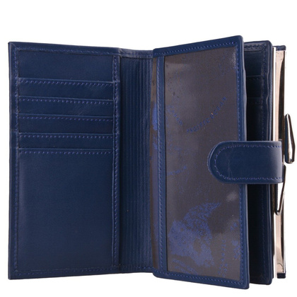 Portfel damski skórzany KEMER P13 LK Granat - min. zamówienie 20 / 50 / 100 szt.