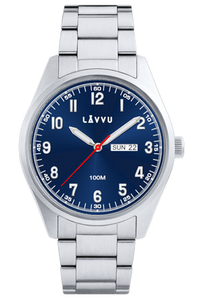 LAVVU Zegarek ze stali nierdzewnej ​FOSEN Blue