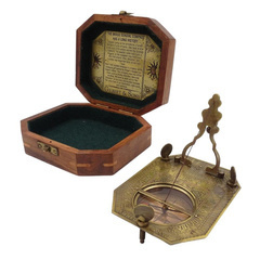 Zegar Słoneczny z Kompasem Retro – SUN-0106