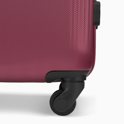 Duża walizka PUCCINI SAN DIEGO ABS025A 3B Bordowa