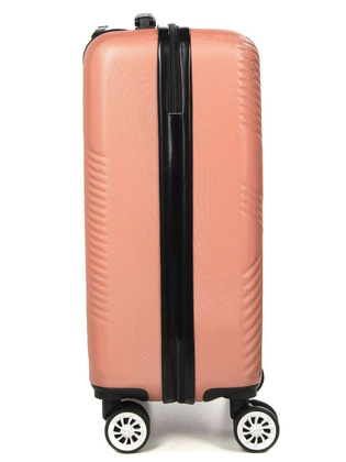 LYS Paris Cali Mała twarda różowa walizka kabinowa na kółkach 45 cm