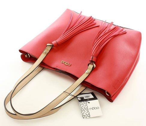 NOBO Miejski shopper bag czerwony - min. zamówienie 20 / 50 / 100 szt.
