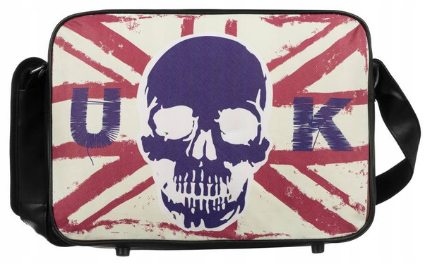 Mlodziezowa pojemna torba na szerokim pasku