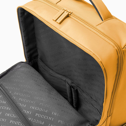 Plecak podróżny z miejscem na laptop 15,6" PUCCINI BARBADOS PM50251 M 6 Żółty