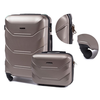 Mała kabinowa walizka WINGS 147 S Złota