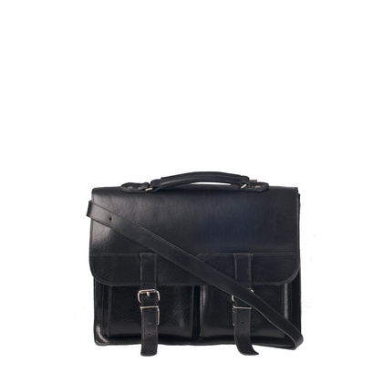 Teczka skórzana KEMER B 904/JUCHT Czarna