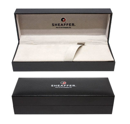 9313 Zestaw (pióro wieczne i długopis) Sheaffer kolekcja 100, czarne, wykończenia chromowane