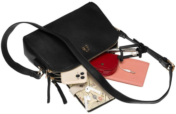 Kompaktowa torebka listonoszka z regulowanym paskiem — Lulu Castagnette