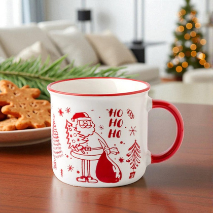 Świąteczny Kubek ceramiczny 350 ml + Pudełko na Prezent KB14
