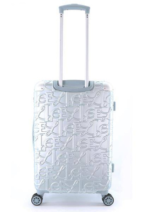 Walizka średnia ELLE Alors Srebrna