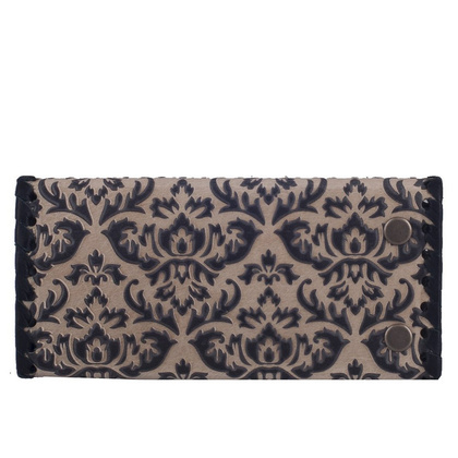 Etui na klucze skórzane KEMER KGK-15 Beżowo czarne - min. zamówienie 20 / 50 / 100 szt.