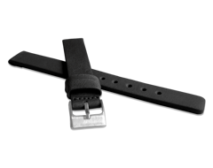 LAVVU Czarny gładki pasek PLAIN z luksusowej skóry Top Grain - 8