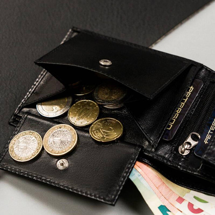 Portfel męski Peterson PTN 304-PR 2-1-1 czarny