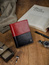 Skórzany portfel męski pionowy ze skóry d1072-vt2 black-red