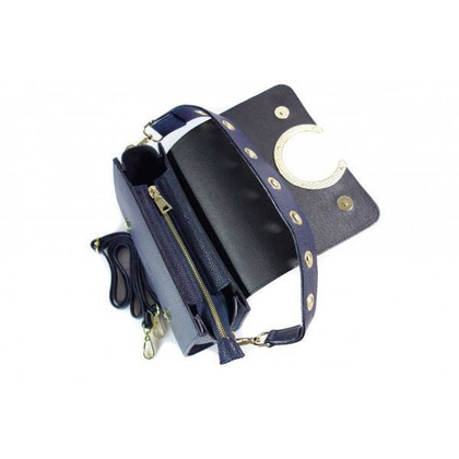 Listonoszka La Bomba złote okucia Granatowa LB134BS