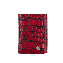 Czerwony portfel damski Canaletto croco PD1135s96 RFID