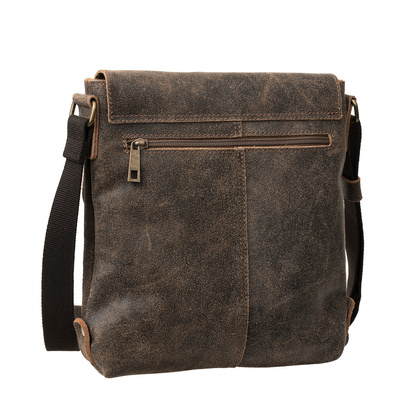 Męska torba na ramię Canaletto – postarzana skóra i wykończenia w starym złocie TM253s235