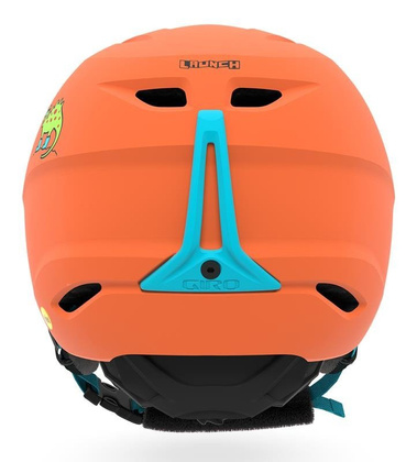 Kask zimowy GIRO LAUNCH matte deep orange dinosnow roz. XS (48.5-52 cm) (DWZ)