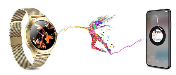 Damski SMARTWATCH G.Rossi SW014-4 Złoty