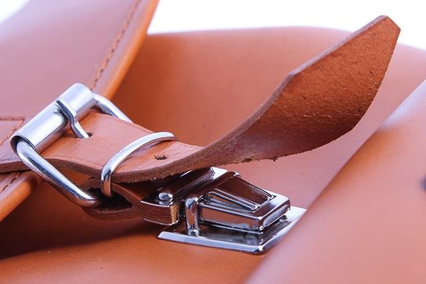 Duży plecak skórzany KEMER VOOC Vintage P38 Czarny