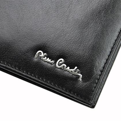 Portfel męski skórzany PIERRE CARDIN YS520.1 88061 RFID Czarny