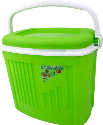 Lodówka turystyczna pasywna na wkłady ICEBERG 8L szara