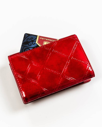 Skórzany portfel damski z systemem RFID