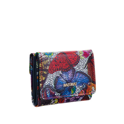 Mały portfel damski BajuBaj z kolorowej skóry naturalnej – funkcjonalność i bezpieczeństwo RFID PD2001cs13