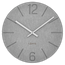 LAVVU Szary zegar ścienny Natur ⌀34cm