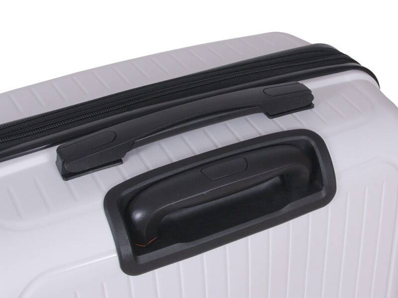 Średnia walizka DIELLE 140 Biała