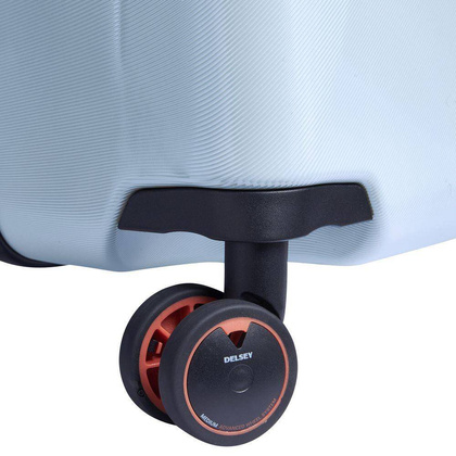 Walizka CACTUS 66 cm biało-niebieska