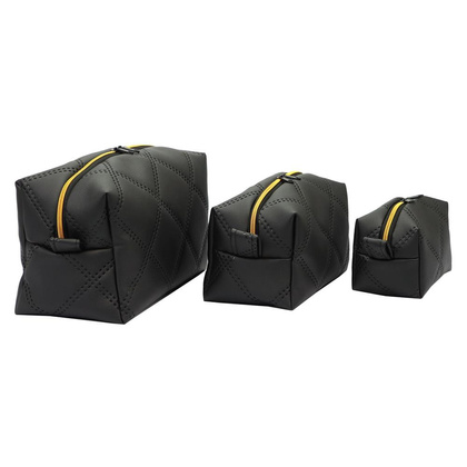 Zestaw kosmetyczek MiaMore Toiletry Bag 3in1 Czarny